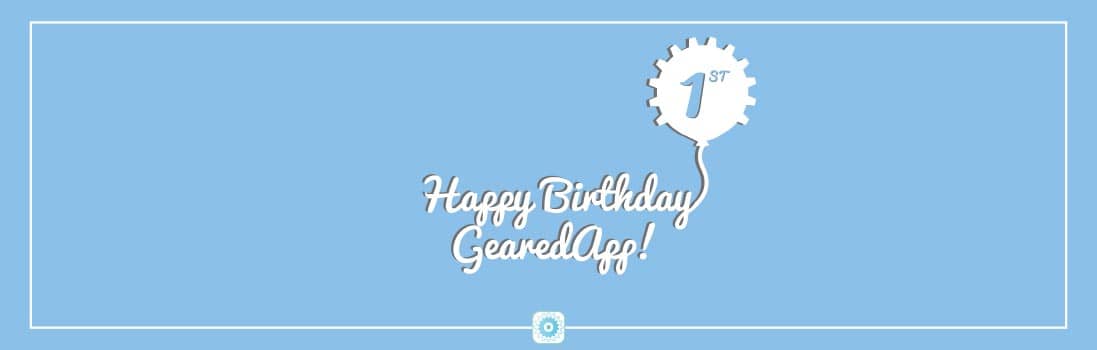 GearedApp Birthday banner